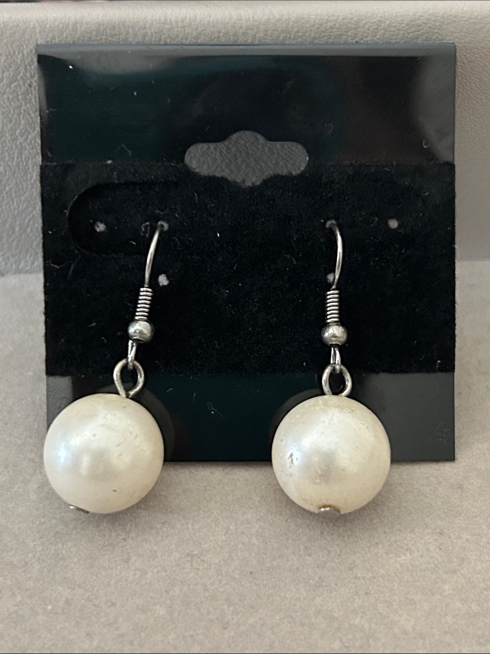 Classic White Pearl Drop Earrings - Timeless Women’s Jewelry